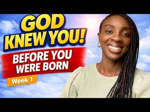 Deliberate Christian Kids | Week 1: God Knew You Before You Were Born (Jeremiah 1:5)